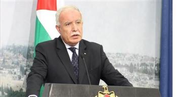 وزير خارجية فلسطين يطلع الصحفيين الأجانب ببلاده على آخر التطورات بالأراضي المحتلة