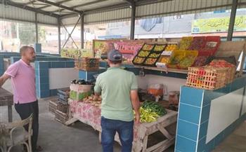 تشغيل الأسواق المدرجة بالمبادرة الرئاسية حياة كريمة بمركز كفر سعد بدمياط