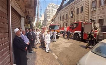محافظ القاهرة يوجه بتشكيل لجنة هندسية لفحص مبنى "الأوقاف" وسرعة إزالة آثار الحريق