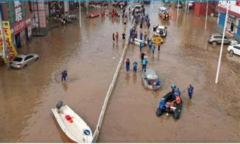 ارتفاع حصيلة ضحايا الفيضانات شمالي الصين إلى 30 قتيلًا