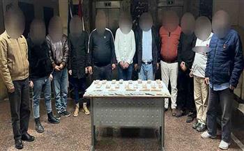ضبط 11 متهما بانتحال صفة رجال شرطة لسرقة المواطنين في الجيزة 
