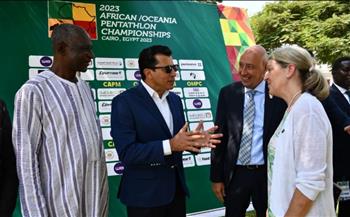 وزير الرياضة يشهد ختام البطولة الأفريقية للخماسي الحديث 
