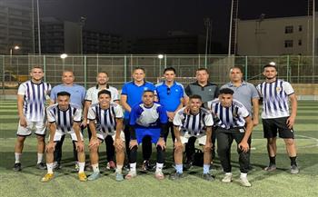 جامعة سوهاج تفوز على جامعة المنصورة في كرة القدم الخماسي بمنافسات أسبوع شباب الجامعات 