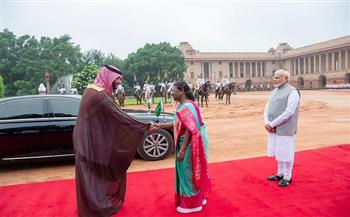 ولي العهد السعودي يلتقي رئيسة الهند في نيودلهي