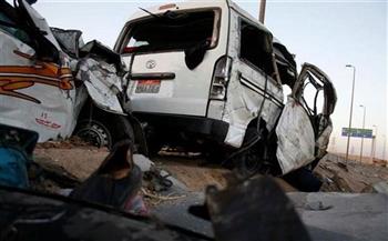 العناية الإلهية تنقذ 17 شخصا من الموت المحقق على طريق "القاهرة- الفيوم"