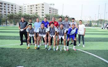 فريق جامعة سوهاج لكرة القدم يتفوق على "الجلالة" ويتصدر ترتيب المجموعة الأولى في منافسات أسبوع شباب الجامعات