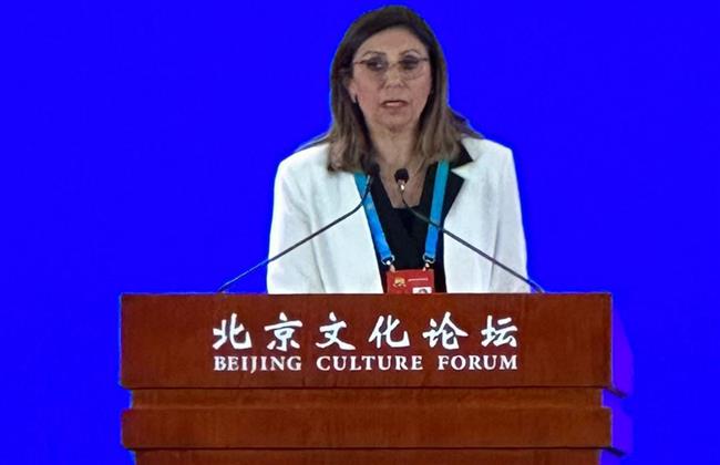 وزيرة للثقافة المصرية تُشارك في افتتاح "منتدى بكين الثقافي"