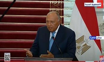 شكري: مصر وفرنسا لديهما رؤية مشتركة حول وقف إطلاق النار بالسودان 