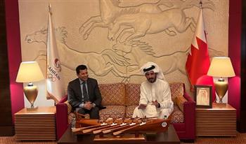«صبحي» يلتقي النائب الأول لرئيس المجلس الأعلى للشباب والرياضة بالبحرين