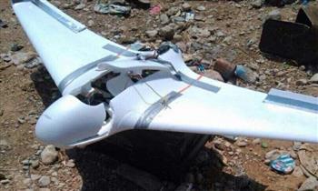 الجيش اليمني بتعز يٌسقط طائرة مسيرة للمليشيات الحوثية
