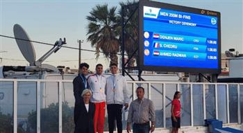 أحمد فتحي يحقق برونزية 100 متر الزعانف بألعاب البحر المتوسط الشاطئية 