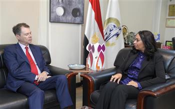 مايا مرسي تستقبل سفير أسبانيا في مصر لبحث التعاون المشترك