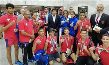 منتخب مصر يحقق ذهبية التتابع سباحة مونو في دورة ألعاب البحر المتوسط الشاطئية