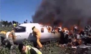 مصرع طفلة إثر تحطم طائرة عسكرية إيطالية في مدينة تورينو