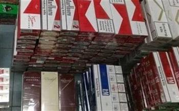 ضبط 20 ألف عبوة سجائر بحوزة تاجر في الأقصر