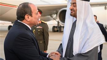 قبل توجه الرئيس السيسي لأبو ظبي.. تاريخ الزيارات المتبادلة بين قادة مصر والإمارات خلال 10 سنوات