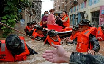 إطلاق إنذارين لمواجهة الكوارث في المناطق المتضررة من السيول بالصين