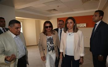 وزيرة الثقافة تتفقد مشروع مبنى مستشفى أكاديمية الفنون بالهرم
