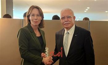 وزير الخارجية الفلسطيني يُطلع نظيرته الهولندية على مجمل التطورات الفلسطينية 