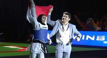 وزير الرياضة يهنئ لاعبة البارا تايكوندو علي ذهبية بطولة الجائزة الكبرى بالمكسيك