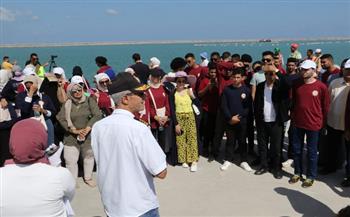«أهل مصر».. جولة تثقيفية لشباب المحافظات الحدودية بميناء العريش البحري