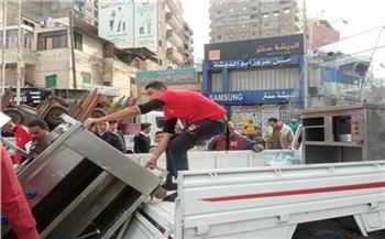 محافظ الإسكندرية يوجه بتكثيف حملات إزالة الإشغالات