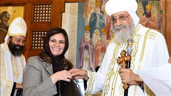 وزيرة الهجرة: مصر تحتضن جميع الأديان على أرضها بمحبة وتسامح