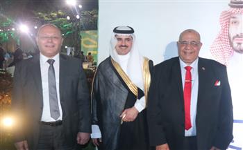 رئيس جامعة سوهاج يشارك القنصلية السعودية في احتفالها باليوم الوطني الـ93
