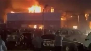 العراق: وفاة 70 شخصا وإصابة أكثر من 200 آخرين في حريق داخل قاعة مناسبات شرق الموصل