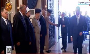 الرئيس السيسي يصل مقر احتفالية المولد النبوي الشريف