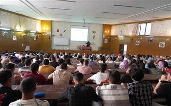 انتظام المحاضرات بكليات جامعة سوهاج في أول أيام العام الدراسي الجديد