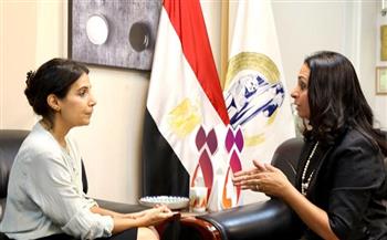 مايا مرسي تبحث سبل التعاون مع المديرة الإقليمية لهيئة الأمم المتحدة للمرأة 