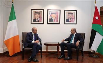 وزير الخارجية الأردني يلتقي نظيره الإيرلندي