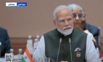 رئيس الوزراء الهندي: أدعو الاتحاد الإفريقي للانضمام إلى مجموعة العشرين