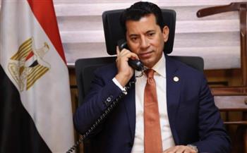 وزير الرياضة يطمئن علي بعثة منتخب مصر للجودو بعد وقوع زلزال المغرب