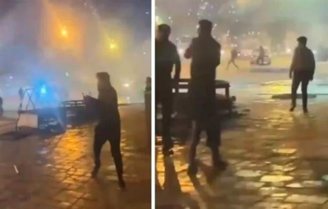 تسببوا في كارثة.. عراقيون يحتفلون بالعام الجديد بأغرب طريقة (فيديو)