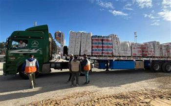 الهلال الأحمر الفلسطيني يتسلم 5625 شاحنة مساعدات إلى غزة 