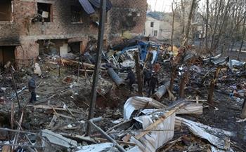 إصابة 11 شخصا بجروح في قصف استهدف فندقا في خاركيف الأوكرانية