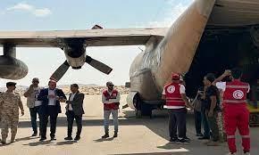 مطار العريش يستقبل طائرة إماراتية تحمل 10 أطنان من المساعدات لصالح غزة