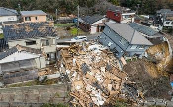 ارتفاع حصيلة موتى زلزال اليابان إلى 215 شخصا