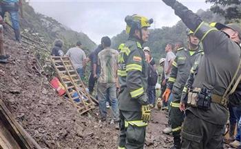 مصرع 18 شخصًا في انهيار أرضي بكولومبيا