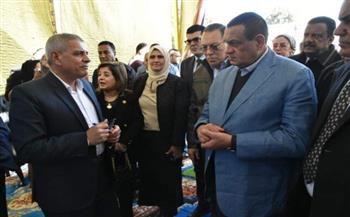 وزير التنمية المحلية و محافظ الشرقية يتفقدان أعمال تطوير طريق أبو حاكم ميت أبو علي