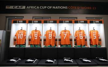 كأس الأمم الإفريقية| شاهد غرفة ملابس كوت ديفوار قبل مباراة غينيا بيساو.. صور