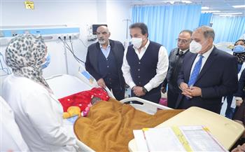 وزير الصحة يتفقد مستشفى العبور للتأمين الصحي بكفر الشيخ 