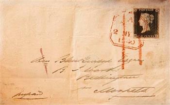 تعود لعام 1840.. عرض أقدم رسالة بريدية للبيع بسعر ضخم في مزاد