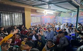 إقبال كبير من رواد الهيئات الشبابية بالقليوبية لمشاهدة مباراة مصر وموزنبق بأمم إفريقيا