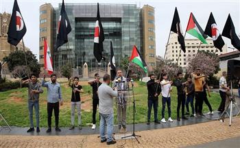 وقفة تضامنية مع الشعب الفلسطيني أمام مبنى الأسكوا في بيروت