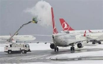 تعطل حركة الطيران والنقل في مناطق عدة شمال أوروبا بسبب الثلوج والجليد