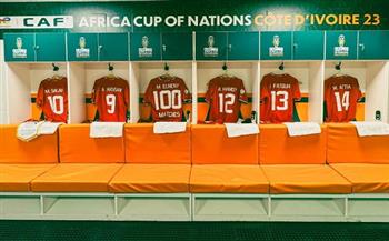 كأس الأمم الأفريقية.. غرفة ملابس منتخب مصر قبل دقائق من انطلاق مباراته ضد غانا