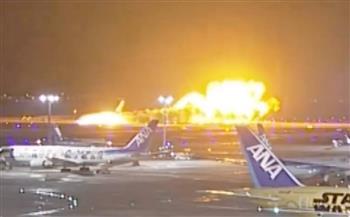 مقتل 5 أشخاص على متن طائرة خفر السواحل بمطار هانيدا في طوكيو 
